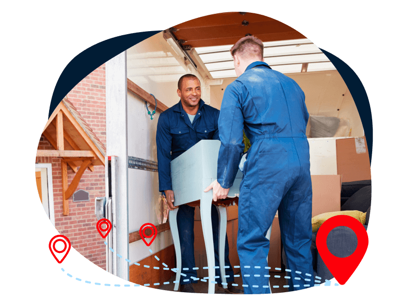 Interstate removalists at work